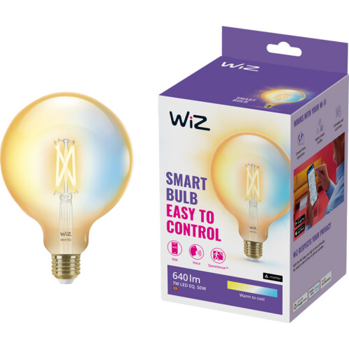 Tweedekans WiZ Smart Filament lamp Globe XL - Warm tot Koelwit Licht - E27 Tweedehands