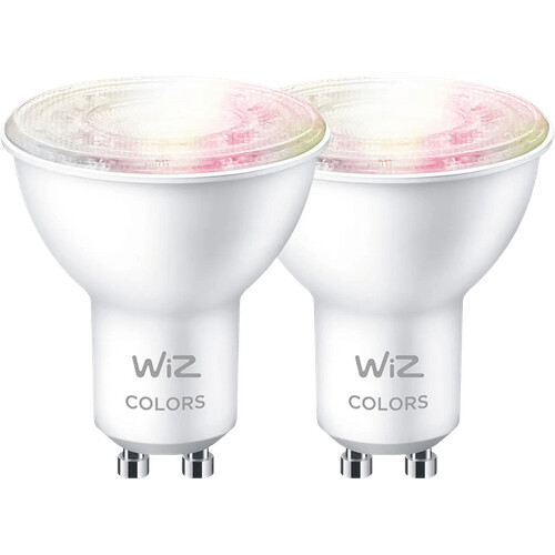 Tweedekans WiZ Smart Lamp - Wit en Gekleurd Licht - GU10 - 2-pack Tweedehands