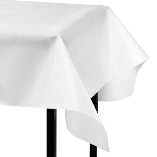 Tweedekans Woltu Wegwerp Tafelkleed Rol - Water- en Vlekbestendig - Wit - 1,2 x 25 m Tweedehands