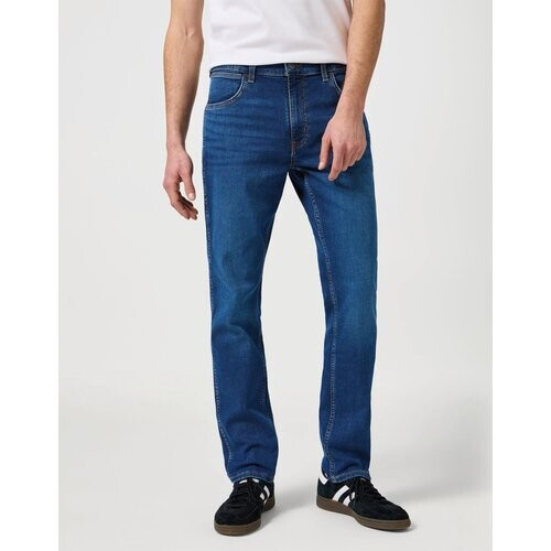 Tweedekans Wrangler Greensboro jeans heren - regular straight fit - blauw - 40/42 Tweedehands