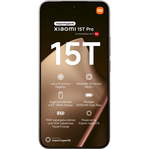 Tweedekans Xiaomi 15T Pro 512 GB Mocha Gold 5G Tweedehands
