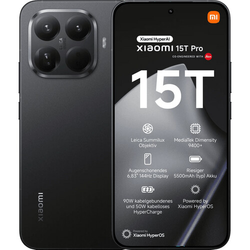 Tweedekans Xiaomi 15T Pro 512 GB Zwart 5G Tweedehands