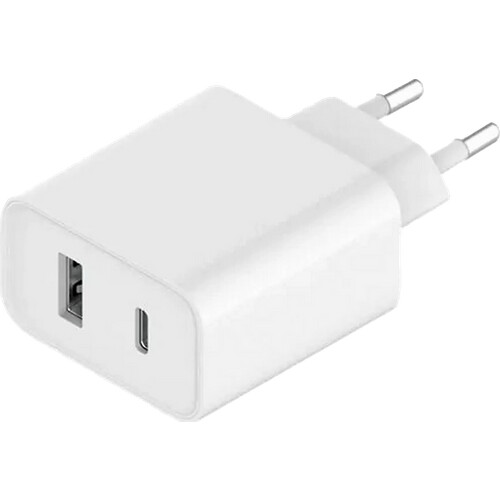 Tweedekans Xiaomi Power Delivery en Quick Charge Oplader met 2 Usb Poorten 33W Wit Tweedehands
