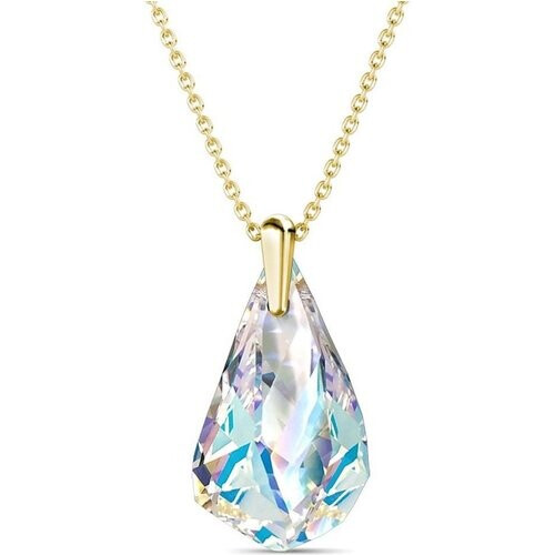 Tweedekans Yolora Dames Ketting met Kalpa Camaka Kristal Hanger - Goudkleurig - 18K Geelgoud Verguld - Vrouwen Collier Goud - Sieraden - Halsketting - Luxe Giftbox - Geschenkdoos - Cadeau doos - Exclusieve Geschenkverpakking - Mooie Cadeauverpakking Tweedehands