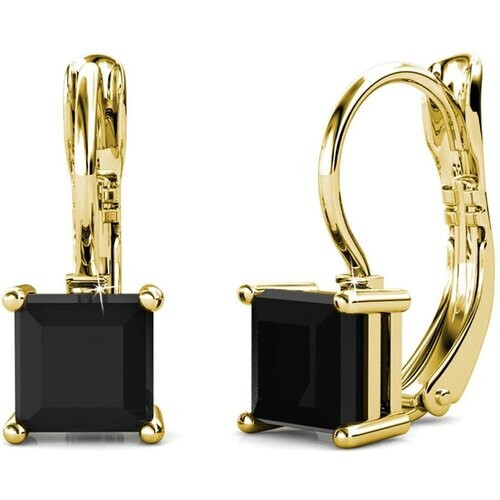 Tweedekans Yolora Dames Oorbellen met Kalpa Camaka Kristallen - Goudkleurig - 18K Geelgoud Verguld Tweedehands