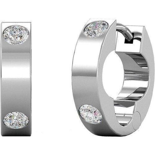 Tweedekans Yolora Dames Oorbellen – Zilverkleurige Oorringen met Kalpa Camaka Kristallen – 18K Witgoud Verguld – Inclusief Luxe Giftbox – Perfect Moederdag Cadeau Tweedehands