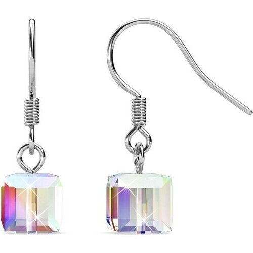 Tweedekans Elegante Oorhangers met Kristallen – Zilverkleurig – Stijlvolle Dames Sieraden – Cadeau Idee Tweedehands