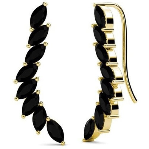 Tweedekans Yolora - Dames Oorbellen van Kalpa Camaka Kristallen - 18K Geelgoud Verguld - In Exclusieve Geschenkverpakking Tweedehands