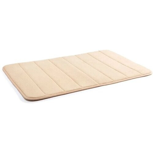 Tweedekans Zachte, anti-slip memory foam badmat - Beige Tweedehands