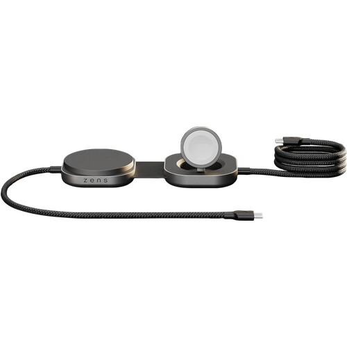 Tweedekans Zens Pro 3 Draadloze Oplader 20 Watt met USB C Kabel Zwart Tweedehands