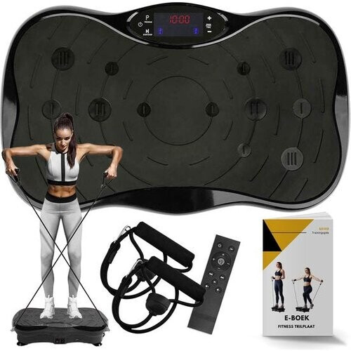 Tweedekans Zoluko Fitness Trilplaat met Bluetooth Functie - Incl. E-book, Weerstandsbanden en Afstandsbediening - LED Display - USB Poort - Antislip Rubber - 5 Trainingsprogramma's - 99 Snelheid Niveaus - Powerplate - Trilplaat Fitness - Zwart Tweedehands