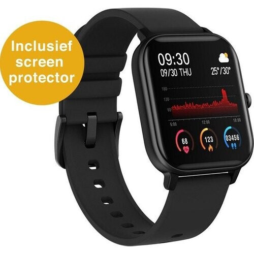 Tweedekans Zoluko Smartwatch voor Mannen & Vrouwen - Sporthorloge met Fitness Tracker – Stappenteller Horloge – Fitness Watch - Smartwatch Android – Smartwatch iOS – Zwart Tweedehands