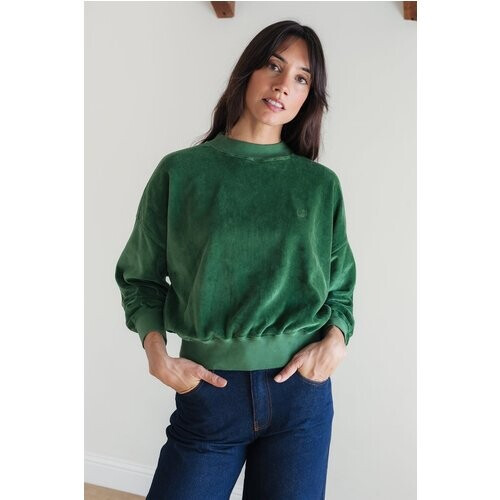 TWOTHIRDS dames vegan Sweatshirt Binz Augurkgroen Tweedehands