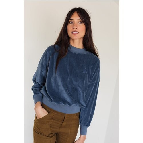 TWOTHIRDS dames vegan Sweatshirt Binz Blauw Tweedehands