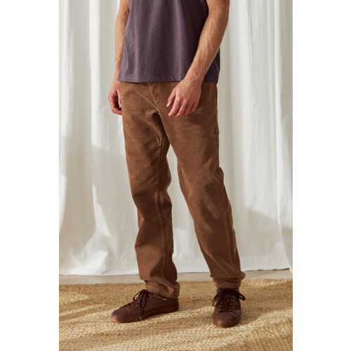 TWOTHIRDS mannen vegan Broek Middle Malt Ball Bruin Tweedehands