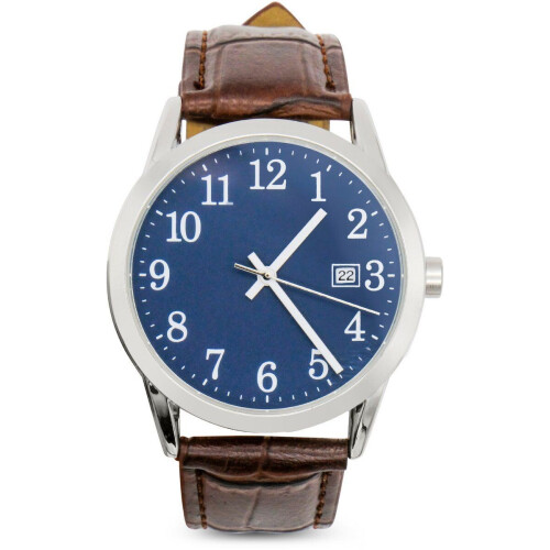 Tyme Cambridge Heren Horloge - Polshorloge - 38mm Waterdicht - Blauw/Bruin