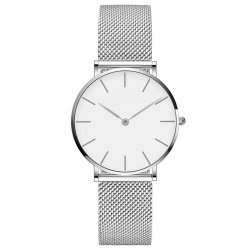 Tyme Ibiza Dames Horloge - Polshorloge - 36mm Waterdicht tot 30m - Wit/Zilverkleurig