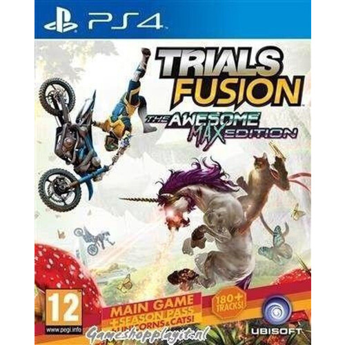 Ubisoft Trials Fusion - PS4 - Awesome MAX Edition - Racegame (DLC inbegrepen) Tweedehands