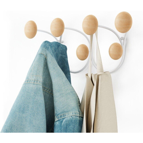 Umbra Dotsy - Wandkapstok - 7 haken - Wit Tweedehands