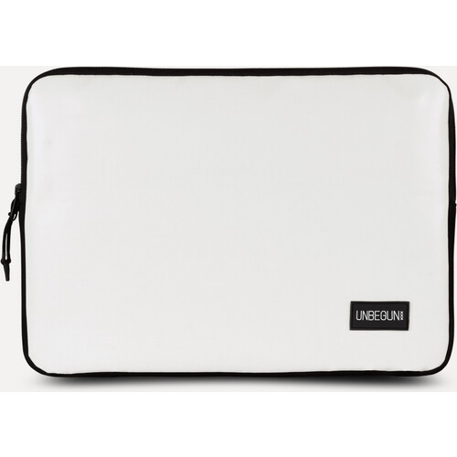 UNBEGUN mannen vegan Laptophoes Wit Tweedehands