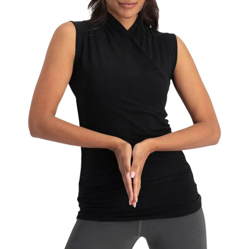 Urban Goddess Karma - Top Dames - Mouwloos - Zwart Tweedehands