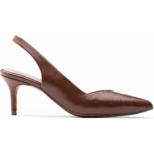 Urbanima dames vegan Boulevard Slingbacks Brown Tweedehands