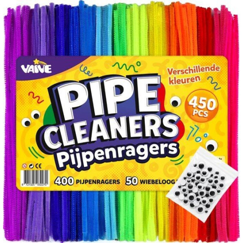 Vaive Pijpenragers&Wiebeloogjes 450-delig - Knutselset - Knutselen Meisjes&Jongens - Tweedehands