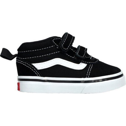 VANS Ward Mid V - Kinderschoenen - Klittenbandsluitingen - Zwart-Wit
