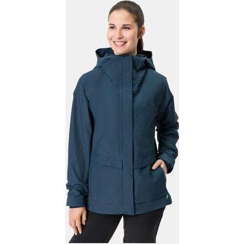 Vaude Comyou Pro Rain Fietsjas Dames Marineblauw Tweedehands