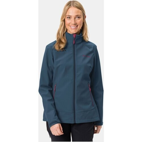 Vaude Cyclone Softshell Jas Dames Marineblauw Tweedehands