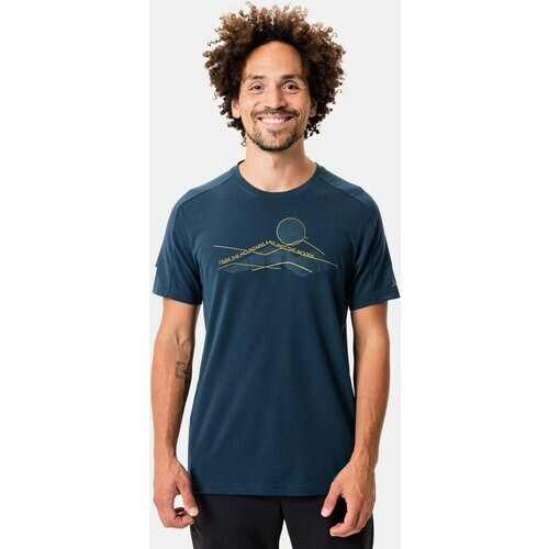 Vaude Gleann T-Shirt Marineblauw/Marineblauw Tweedehands