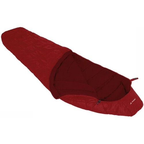 Vaude Sioux 400 S SYN Mummy Synthetisch Slaapzak Donkerrood Tweedehands