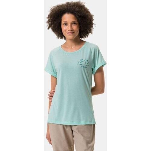 Vaude Women'S Cyclist 2 T-Shirt Lichtblauw Tweedehands