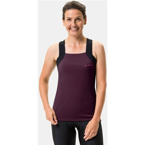 Vaude Women'S Matera Top Bordeaux / Kastanjebruin/Zwart Tweedehands