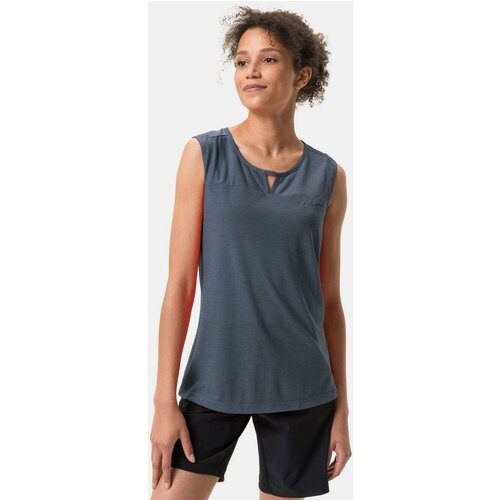 Vaude Women'S Skomer Hiking Top Marineblauw Tweedehands