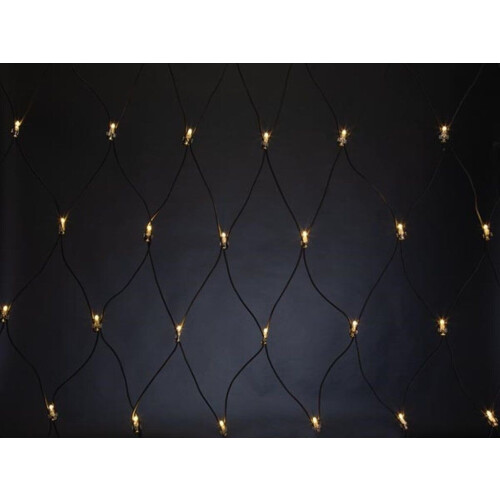 Vellight SUBRA - Lichtnet 2x2 m - Warmwit energiezuinig geschikt voor binnen en buiten