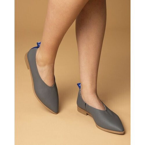 VENUS IS VEGAN dames vegan Ballerina Aïda Grijs Tweedehands