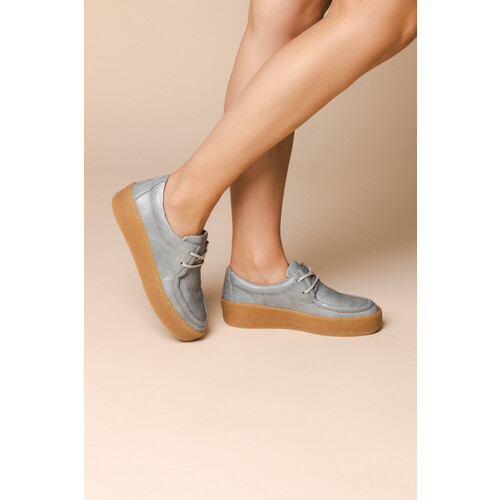 VENUS IS VEGAN dames vegan Loafers Billy Snake Blauw Tweedehands