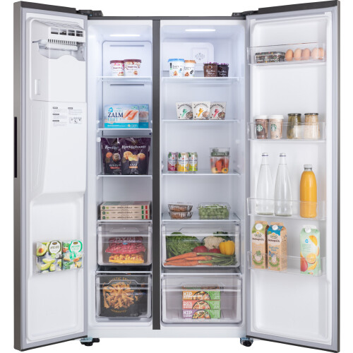 Veripart Vpsbswid513ez - Amerikaanse Koelkast - 177 Cm - 513l - No Frost - Rvs | Nieuw (outlet)