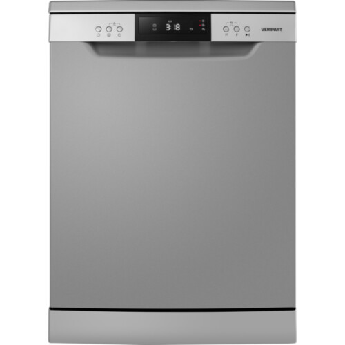 Veripart VPVW40CZ - Vaatwasser 60cm - 14 couverts - Energieklasse C - Zilver Tweedehands