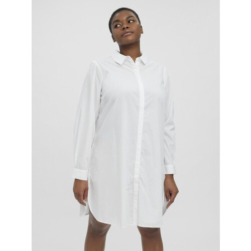 Vero Moda Curve VMSHANA LS LONG SHIRT K CURVE - Dames Overhemd - Lang model - Maat 52 Tweedehands