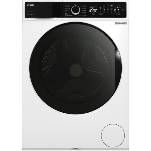 Vestel WMI 109342 - Wasmachine Voorlader 10 kg 1400 RPM - WIFI - Wit Tweedehands