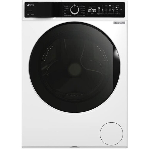 Vestel WMI 109342 - WIFI Wasmachine - Voorlader 10 kg 1400 RPM - Wit Tweedehands