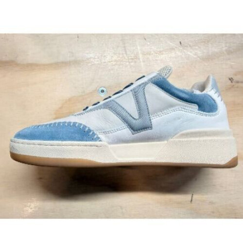 VIA VAI Sam Olivia Sneakers - Retro-look - Blauw-Wit - Maat 40 Tweedehands