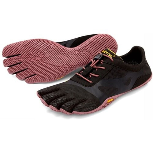 Vibram FiveFingers KSO EVO Schoen Dames Zwart/Lichtroze Tweedehands