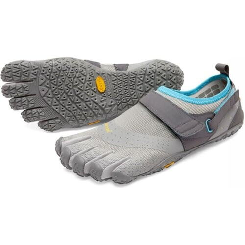 Vibram FiveFingers V-Aqua Schoen Dames Lichtgrijs/Blauw Tweedehands
