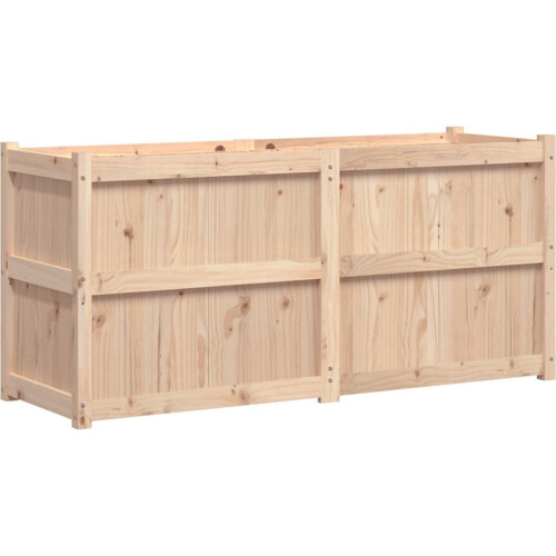 vidaXL - Plantenbak - 150x50x70 - cm - massief - grenenhout Tweedehands