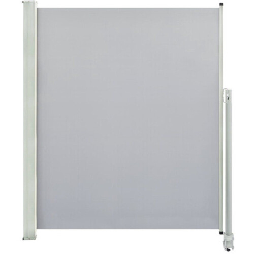 vidaXL - Tuinscherm - uittrekbaar - 160x300 - cm - grijs