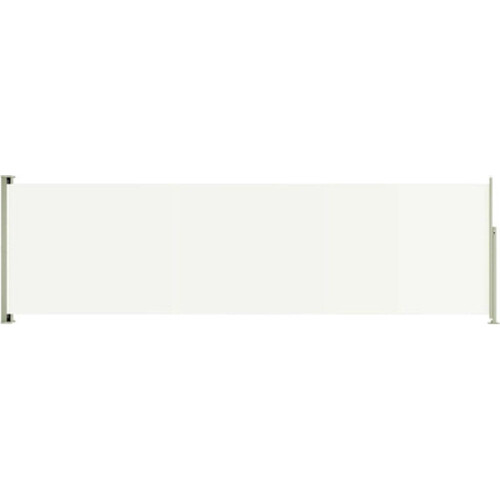 vidaXL - Tuinscherm - uittrekbaar - 180x600 - cm - crème Tweedehands