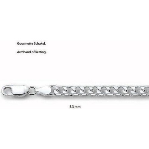 Vigor - 1001775 - Heren Ketting Geslepen Gourmet 5,0 mm - Zilver Tweedehands